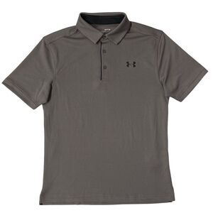 Under Armour Men's UA Rival Athletic Pullover Short Sleeve Polo, 1290140 - Grey